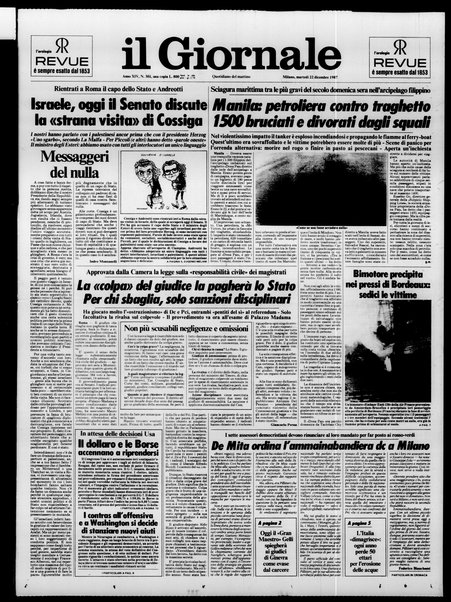 Il giornale : quotidiano del mattino